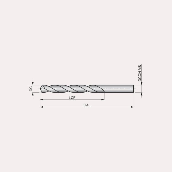 Broca Dormer A0028.5 Aço Rápido HP 8,50mm Dormer - Imagem 3
