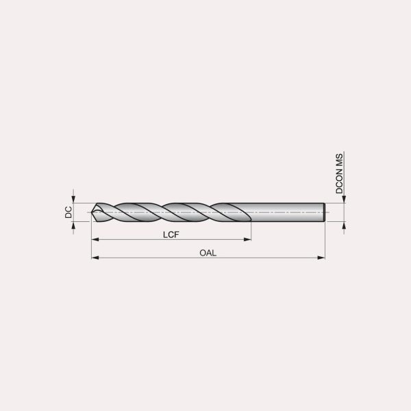 Broca Haste Paralela A00213.0 13mm Aço HSS HP 151mm para Metal – Dormer - Imagem 5