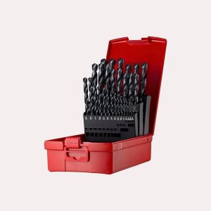 Jogo de Broca Aço Rápido A100 1/16" a 1/2" com 29 Peças – Dormer